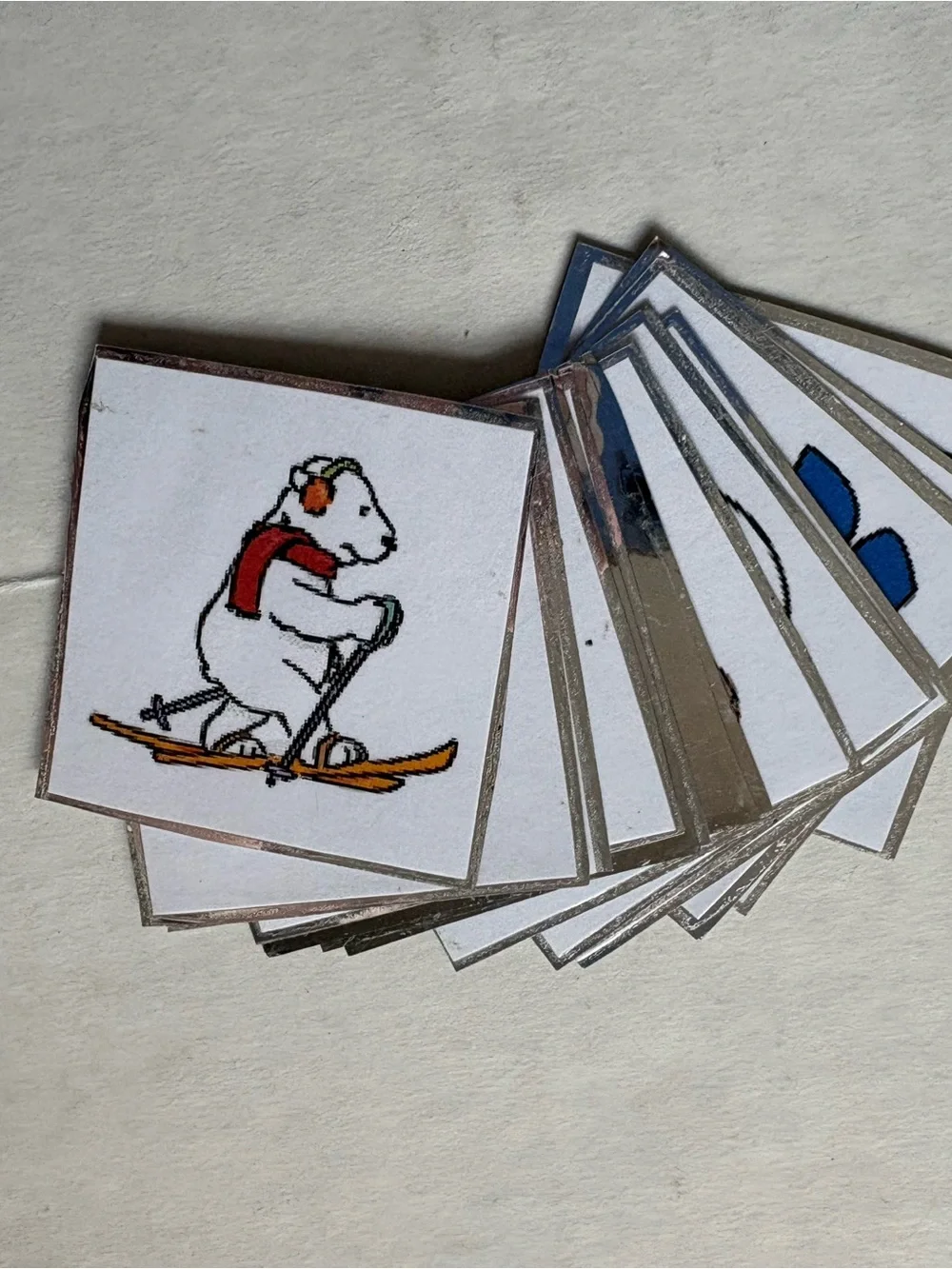 Winter bingo game- 4 cards